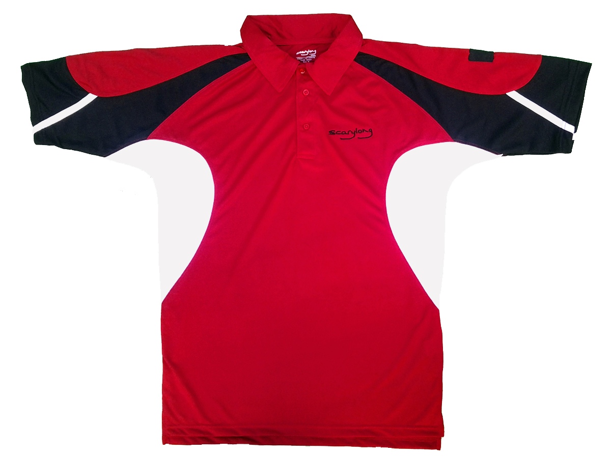 red golf t shirt